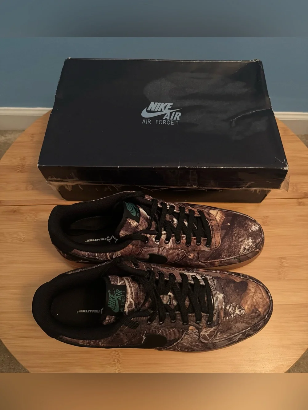 Nike Air Force 1 Low Realtree Camo Shoes - Men’s Size 13 - AO2441 001 - *RARE*